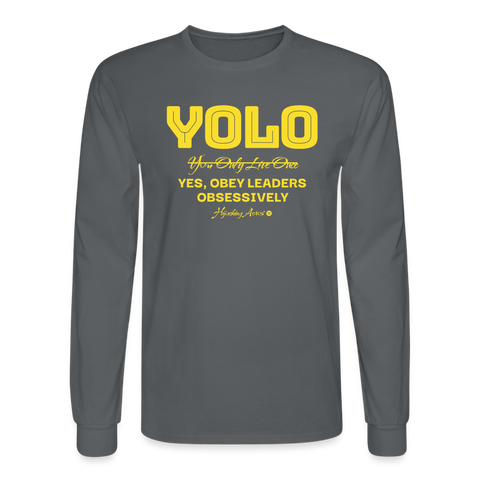 YOLO Long Sleeve - charcoal