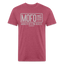 MOFO Tee - heather burgundy