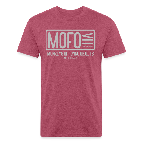 MOFO Tee - heather burgundy
