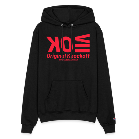 OK Red Acro Champion Hoodie - black