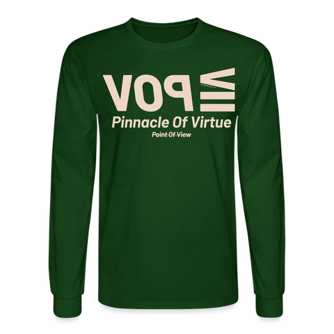 POV Beige Acro Long Sleeve - forest green