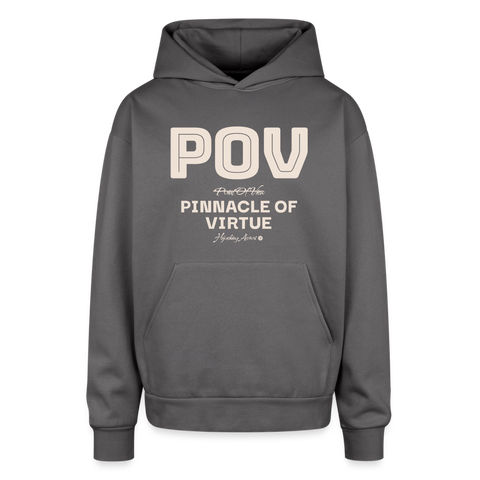 POV Oversized Hoodie - graphite gray