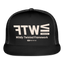 WTF Beige Acro Trucker Hat - black/black