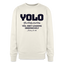 YOLO Oversized Sweatshirt - ivory