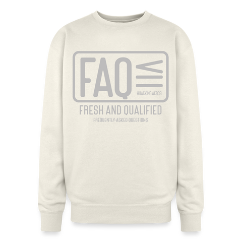 FAQ Oversized Sweatshirt - ivory