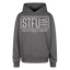 STFU Oversized Hoodie - graphite gray
