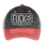 FUCK Vintage Hat - washed red / silver