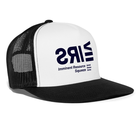 IRS Blue Acro Trucker Hat - white/black