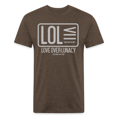 LOL Tee - heather espresso