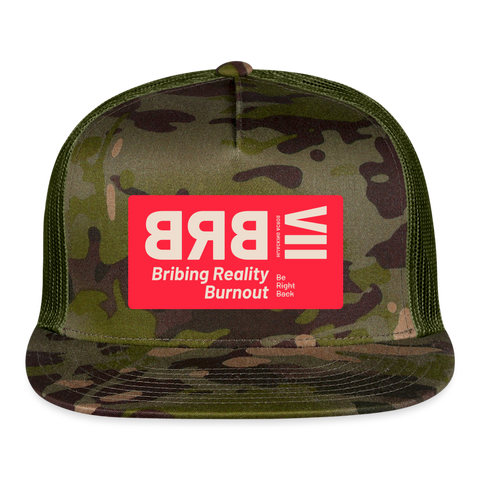 BRB Beige AcroTucker Hat - MultiCam\green