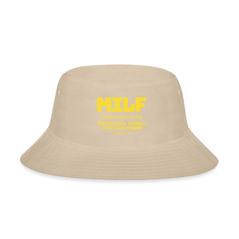 MILF Bucket Hat - cream