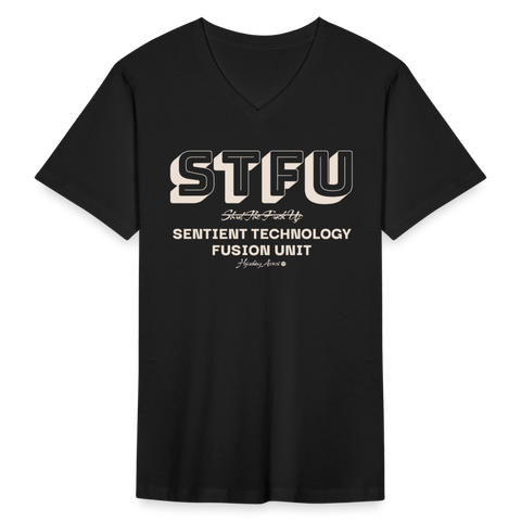 STFU V Neck - black