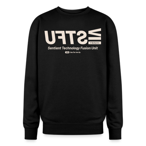 STFU Beige Acro Oversized Sweat - black