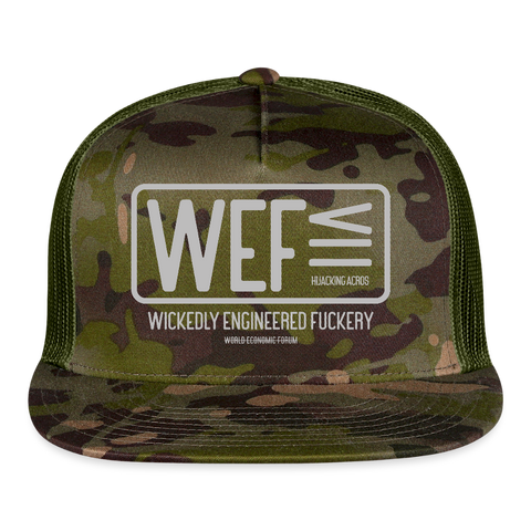 WEF Trucker Hat - MultiCam\green