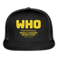 WHO Truckers Hat - black/black