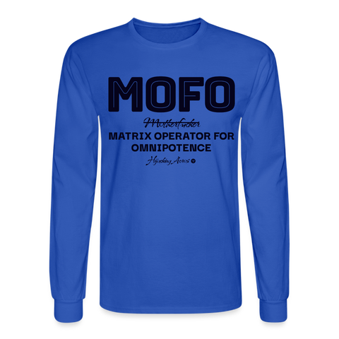 MOFO Long Sleeve - royal blue