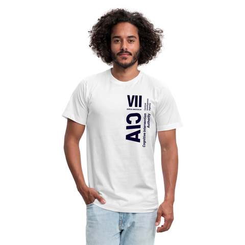 CIA Blue Acro Tshirt - white