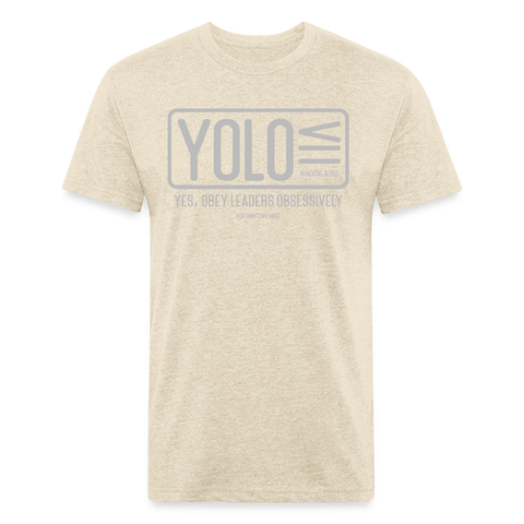 YOLO Tee - heather cream