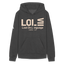 LOL Beige Acro Adidas Hoodie - charcoal grey