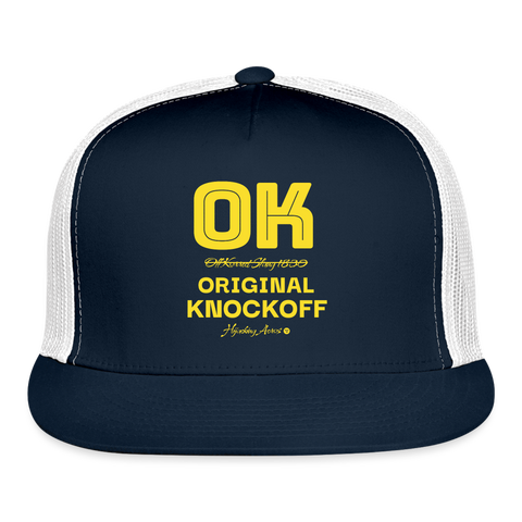 OK Trucker Hat - navy/white