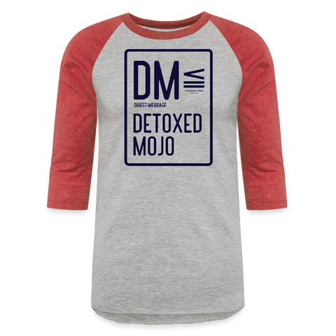 DM Tee - heather gray/red