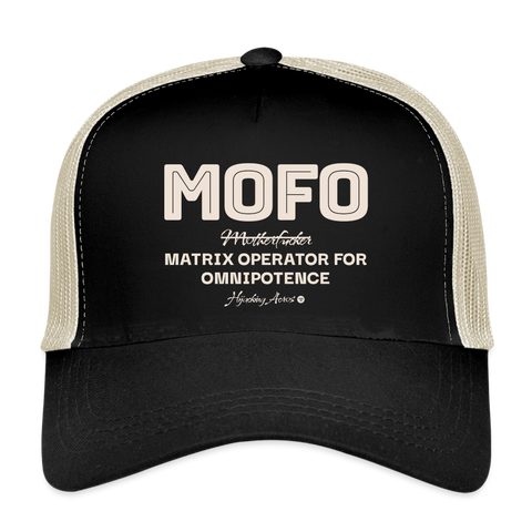 MOFO Vintage Hat - black/oyster