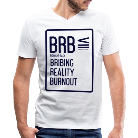 BRB V Neck - white