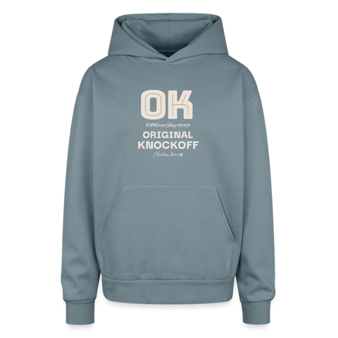 OK Oversized Hoodie - stone blue