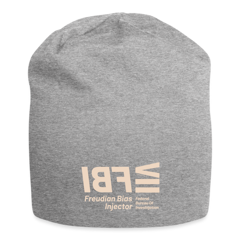 FBI Beige Acro Beanie - heather gray