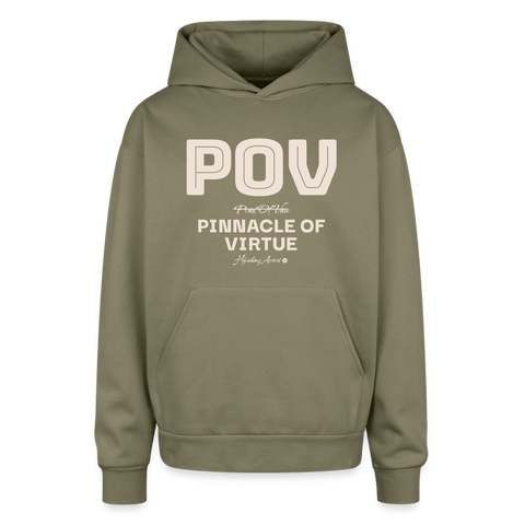 POV Oversized Hoodie - olive