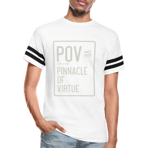 POV Tee - white/black