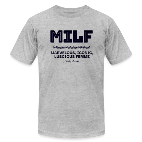 MILF Tee - heather gray