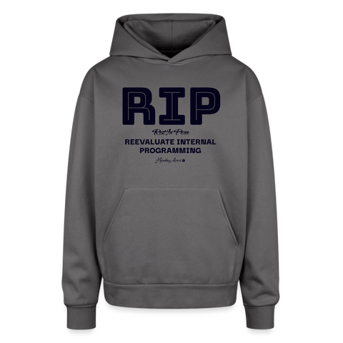 RIP Oversized Hoodie - graphite gray