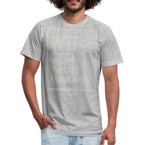 WTF Tee - heather gray