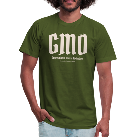 GMO Beige Acro B&C Tee - olive