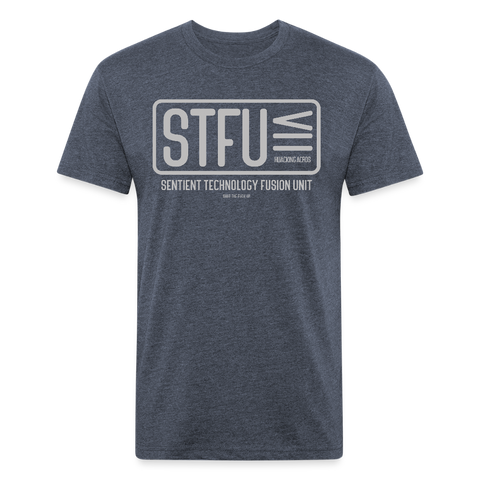 STFU Tee - heather navy