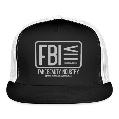 FBI Tuckers Hat - black/white