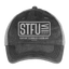 STFU Hat - washed black / silver