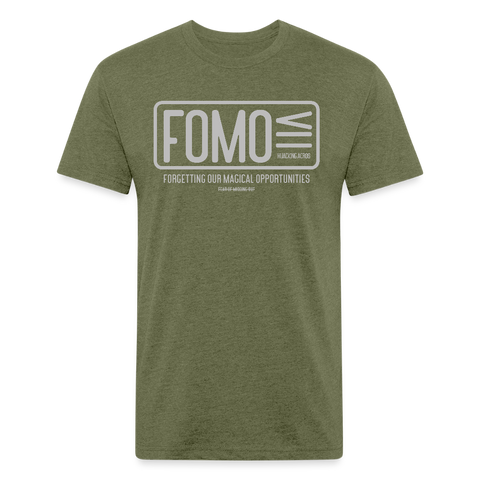 FOMO Tee - heather military green