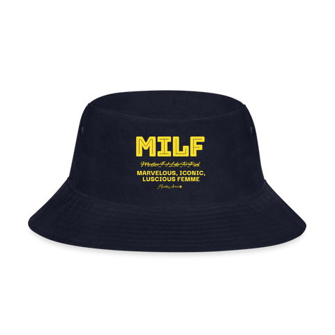 MILF Bucket Hat - navy