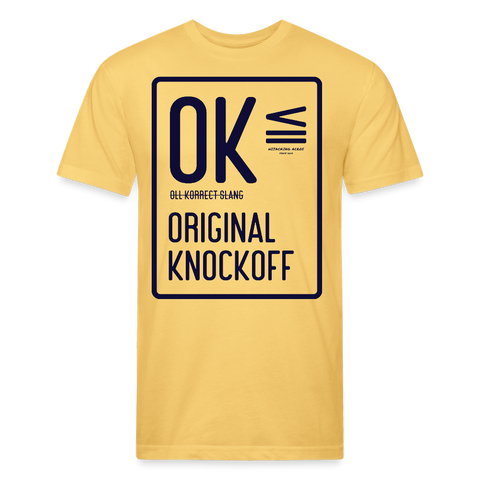 OK Tee - pastel yellow