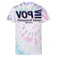 POV Beige Acro Tie Dye Tee - Pastel Spiral