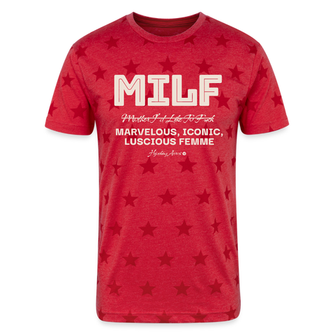 MILF Tee - red star