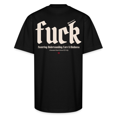 FUCK Beige Acro Heavy Tee - black