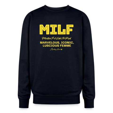 MILF Oversized Sweatshirt - navy