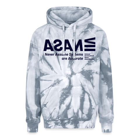 NASA Blue Acro Hoodie - spider silver