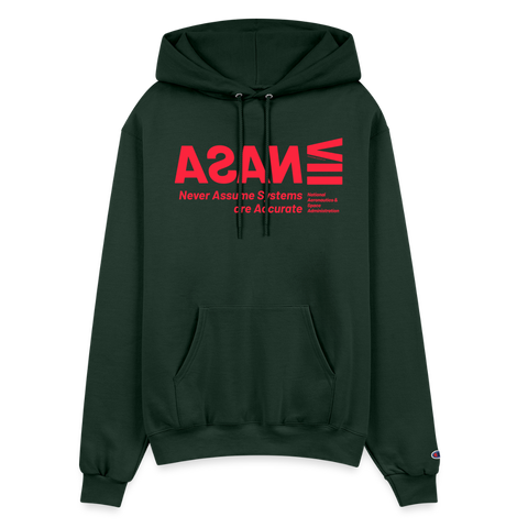 NASA Red Acro Champion Hoodie - Dark Green