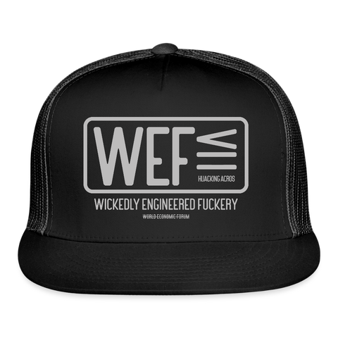 WEF Trucker Hat - black/black