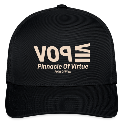 POV Beige Acro Hat - black