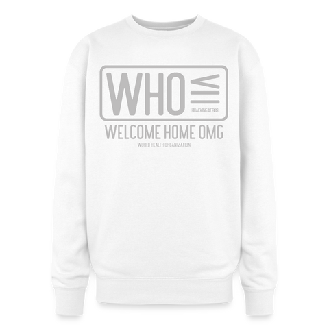 WHO Oversized Sweatshirt - white